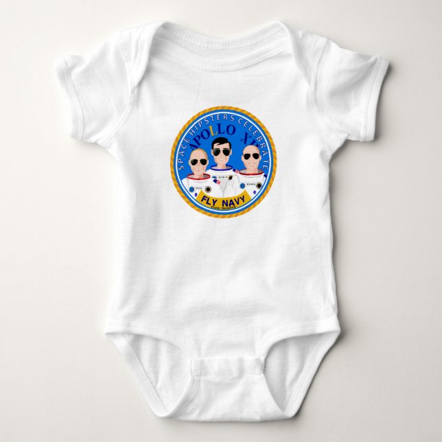 Apollo12 50-årsdagen för barnkroppsdräkt t shirt (Framsida)