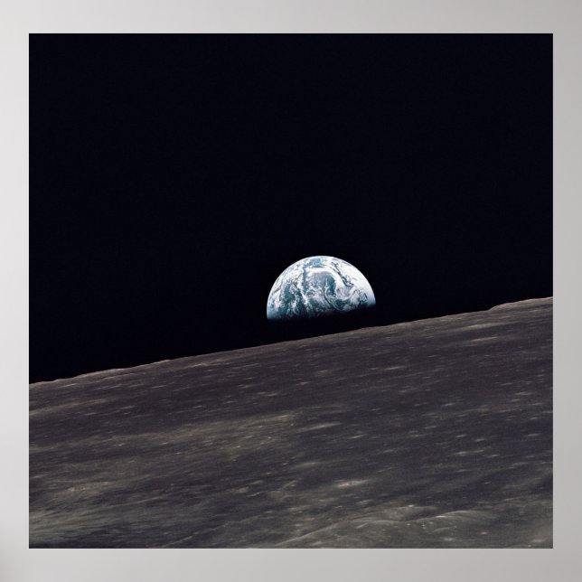 Apollo 10 Earthrise Poster (Framsidan)