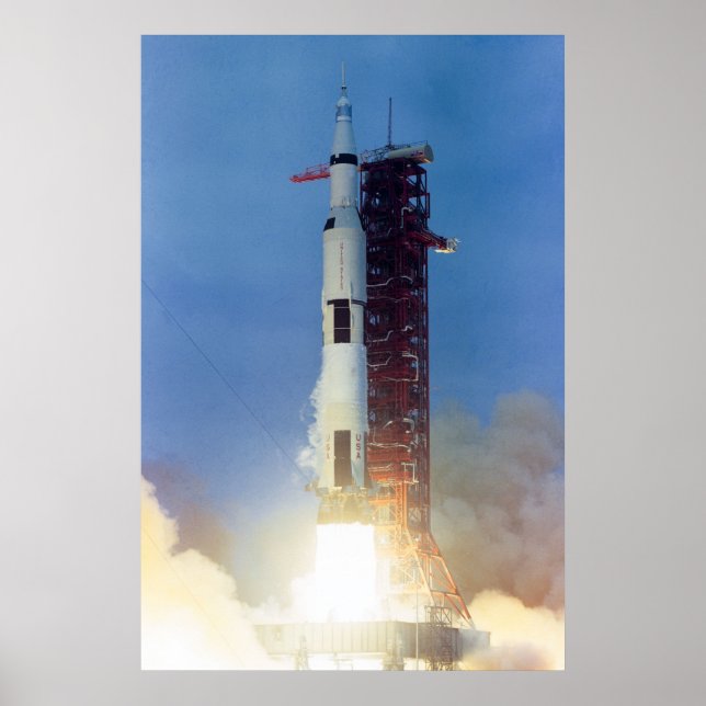 Apollo 10 Launch Poster (Framsidan)
