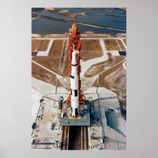 Apollo 10 på lanseringspadden poster
