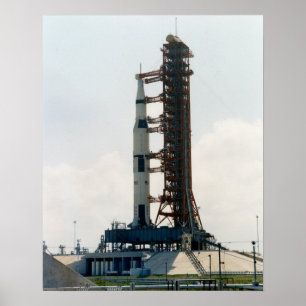 Apollo 10 på lanseringspadden poster