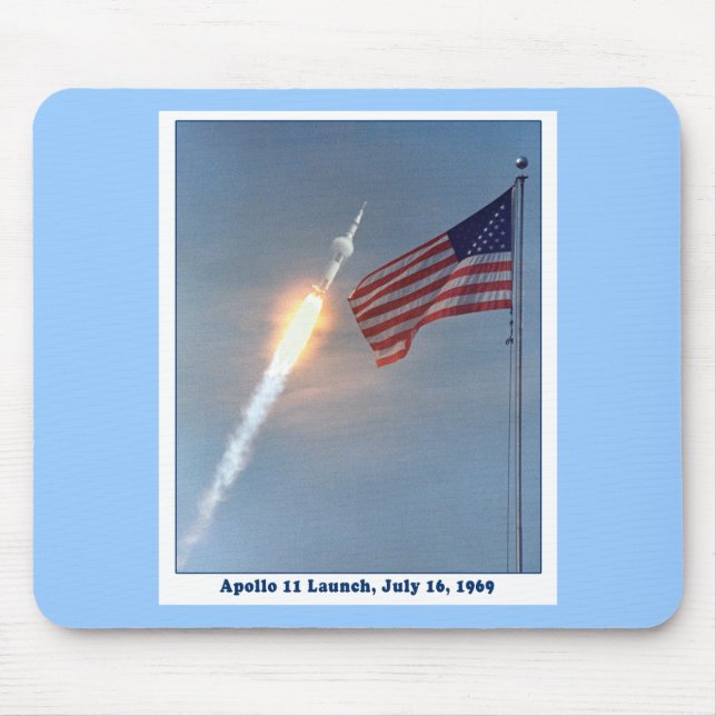 Apollo 11 barkass Juli 16, 1969 Musmatta (Framsidan)