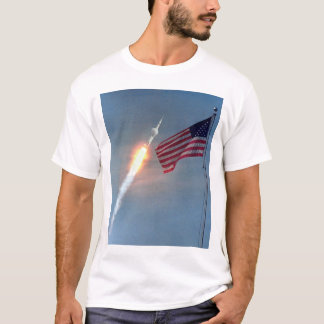 Apollo 11 barkass, med flagga, NASA Tröja