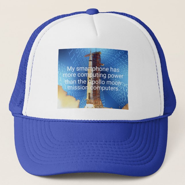 Apollo 11-datorkraft keps (Framsida)