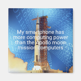 Apollo 11-datorkraft magnet