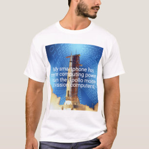 Apollo 11-datorkraft t shirt