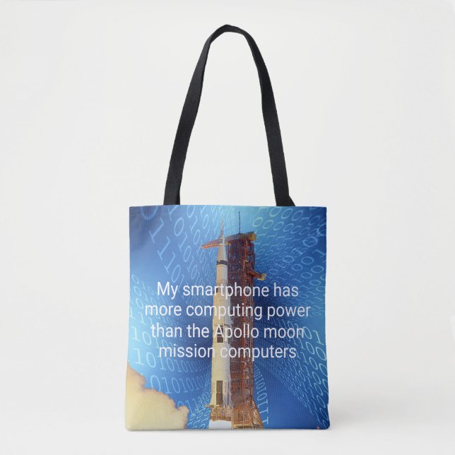 Apollo 11-datorkraft tygkasse (Framsida)