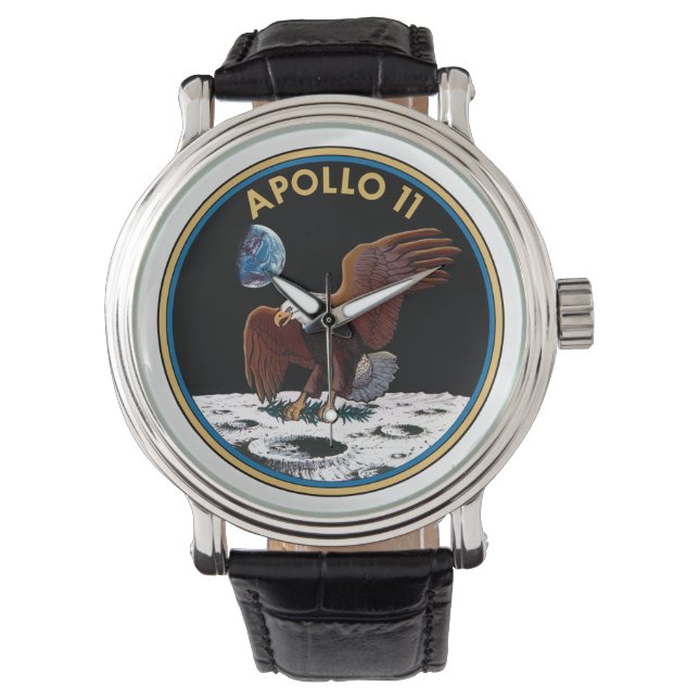 Apollo 11 insignia armbandsur (Framsida)