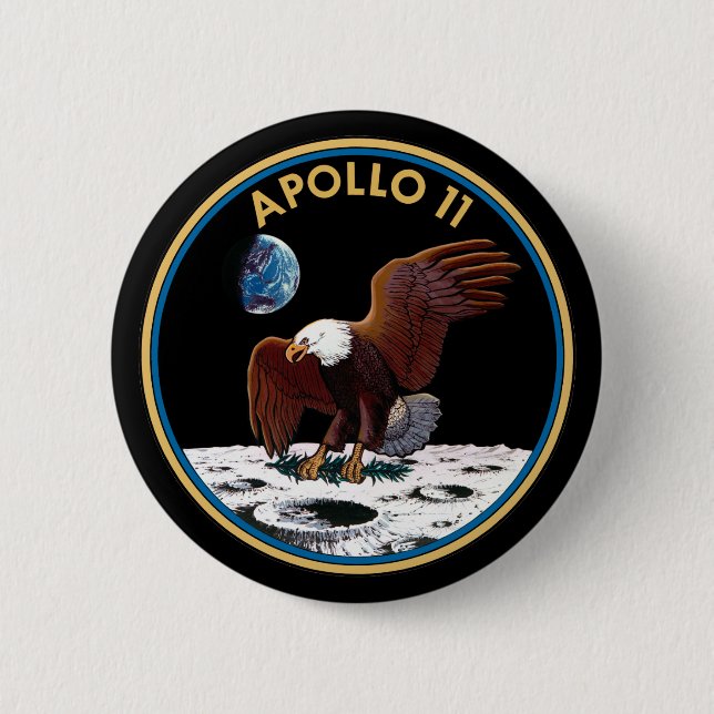 Apollo 11 insignia knapp (Framsida)