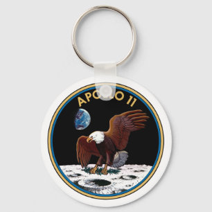Apollo 11 insignia nyckelring