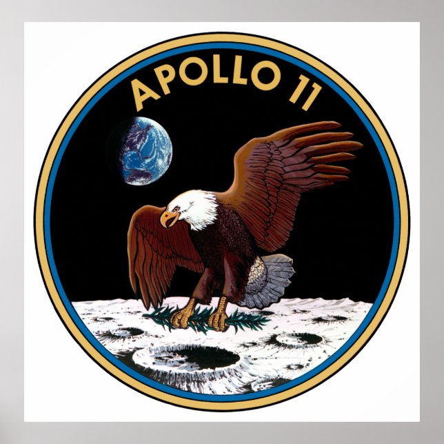 Apollo 11 insignia poster (Framsidan)
