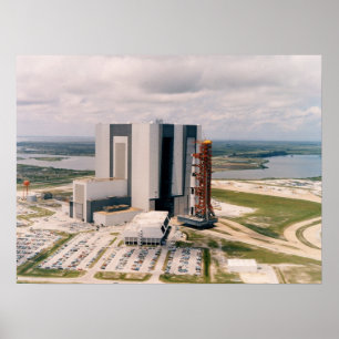Apollo 11 Lämnande Fordon församlings Byggnad Poster