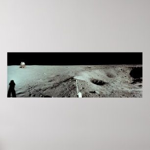 Apollo 11 Landningsplats för landningsbanor Poster
