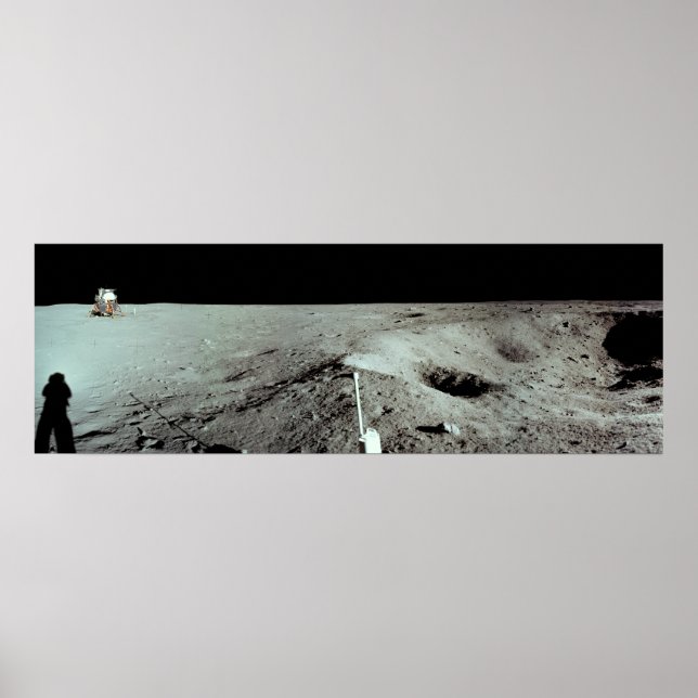 Apollo 11 Landningsplats för landningsbanor Poster (Framsidan)