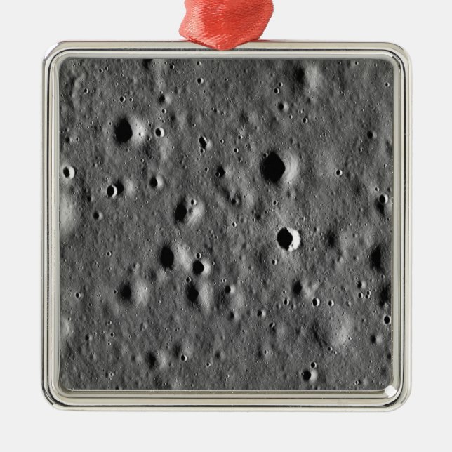 Apollo 11 landningsplats julgransprydnad metall (Framsidan)