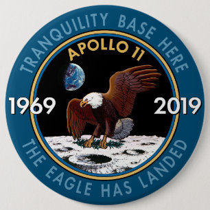 Apollo 11 lappar den 50th årsdagbeskickningen knapp