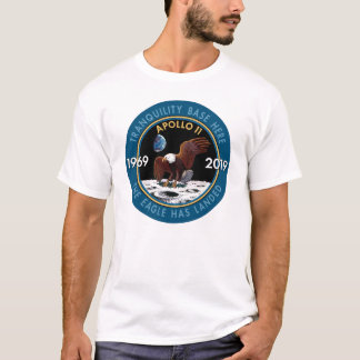 Apollo 11 lappar den 50th årsdagbeskickningen t shirt