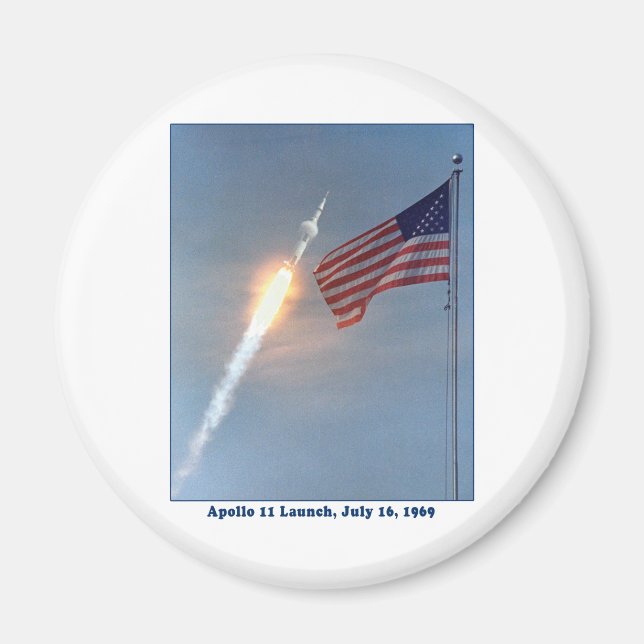 Apollo 11 Launch 16 juli 1969 Magnet (Framsidan)