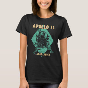 Apollo 11 Lunar Lander-rymdfarkosten Måne landning T Shirt