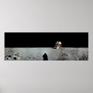 Apollo 11 Lunar Landind Site Poster