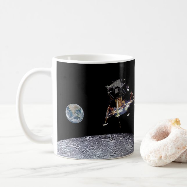 Apollo 11 Lunar Landing Kaffemugg (Med munk)