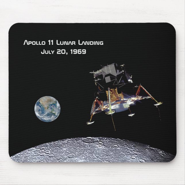 Apollo 11 Lunar Landing Musmatta (Framsidan)