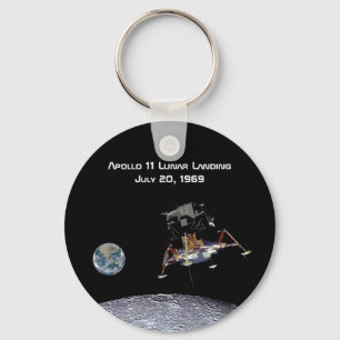 Apollo 11 Lunar Landing Nyckelring