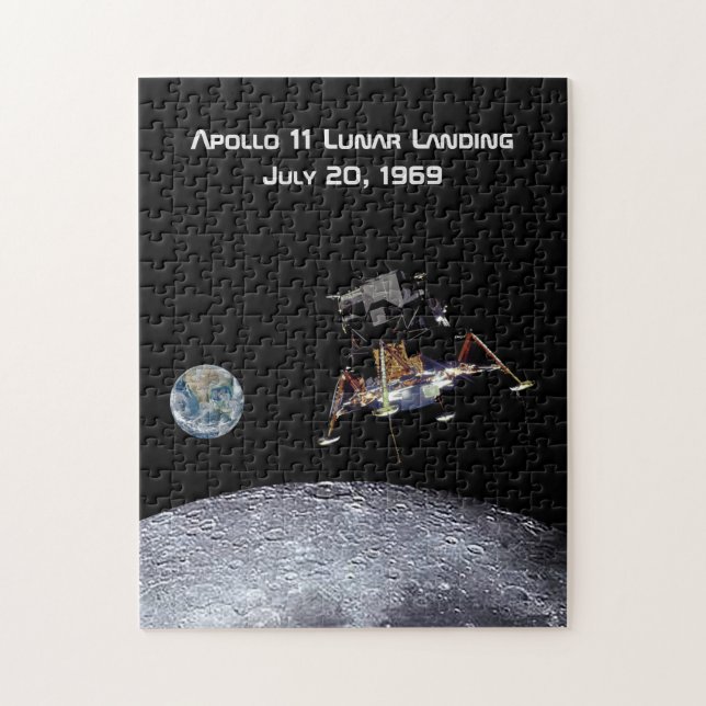 Apollo 11 Lunar Landing Pussel (Vertikal)