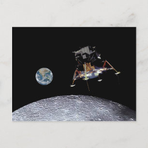 Apollo 11 Lunar Landing Vykort