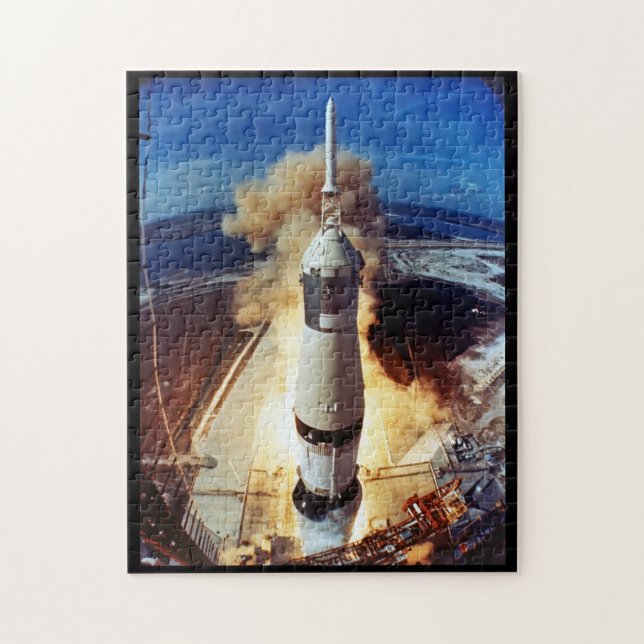 Apollo 11 lyfter av pussel (Vertikal)