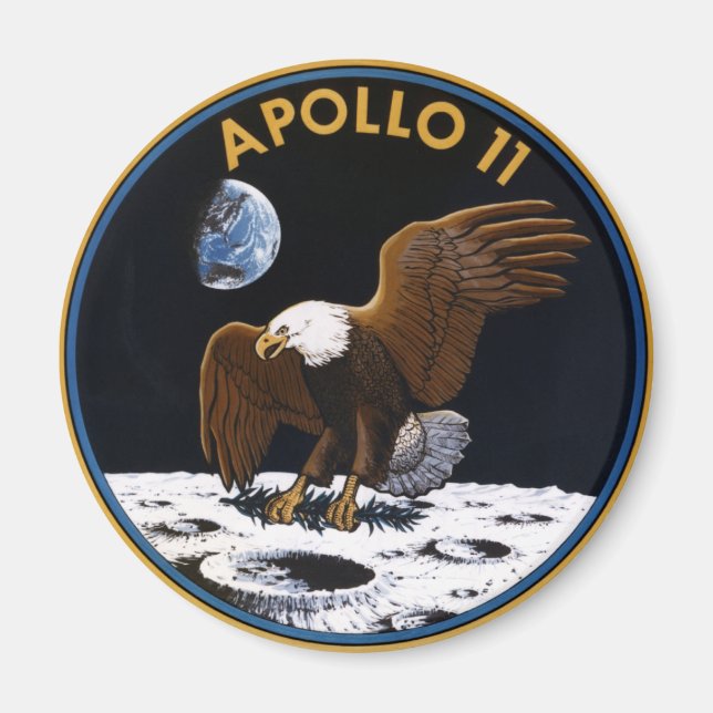 Apollo 11 magnet (Framsidan)