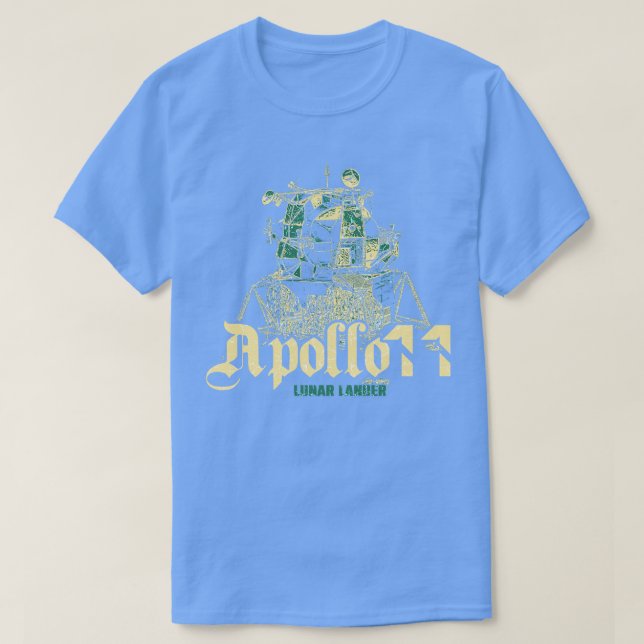 Apollo 11 Måne Lander T Shirt (Design framsida)
