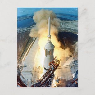 Apollo 11 Måne Landing Launch Kennedy Space Center Vykort