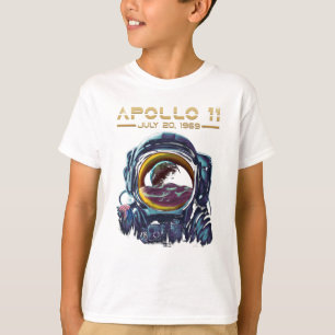 Apollo 11 NASA Space Astronaut Design T Shirt