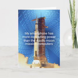 Apollo 11 som beräknar, driver kort