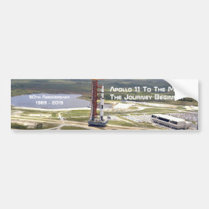 Apollo 11 Uppdrag till Måne-årsdagen Bildekal