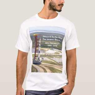Apollo 11 Uppdrag till Måne-årsdagen T Shirt