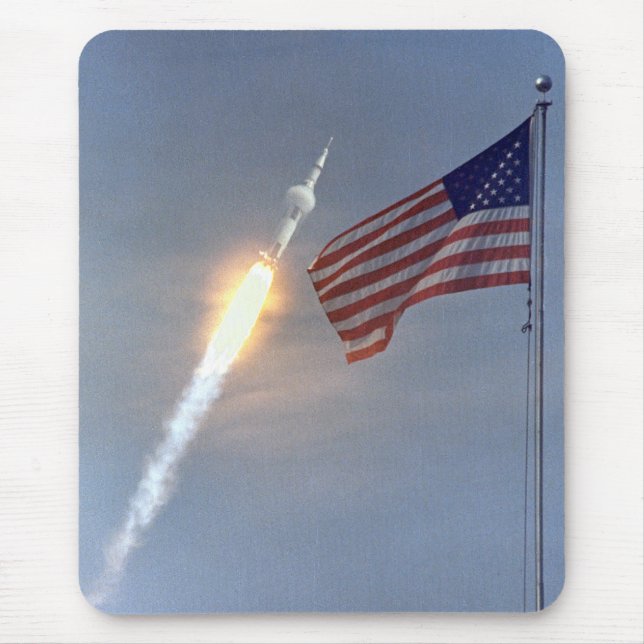 Apollo 11-uppskjutning musmatta (Framsidan)