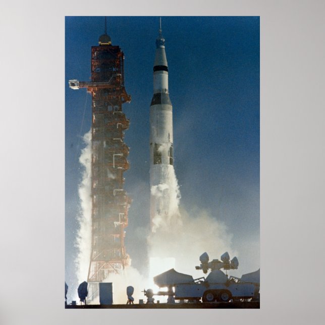 Apollo 12-lansering poster (Framsidan)
