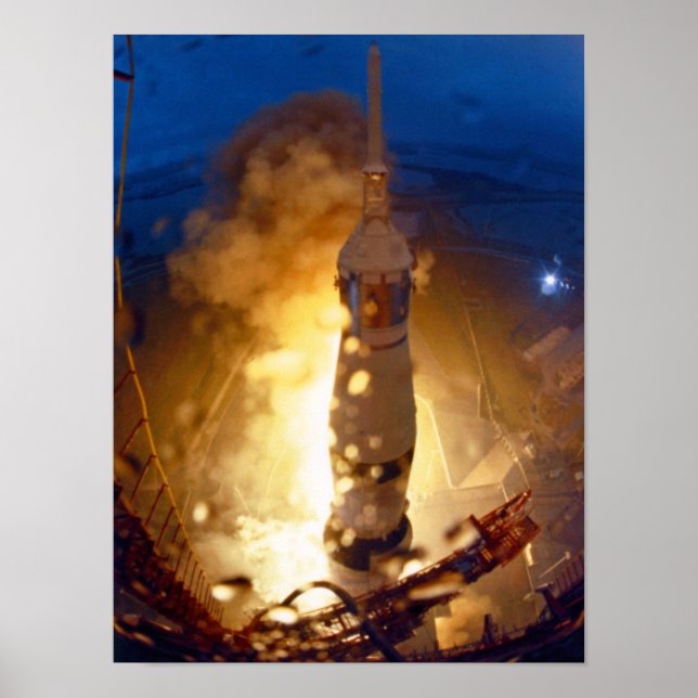 Apollo 12-lansering poster (Framsidan)