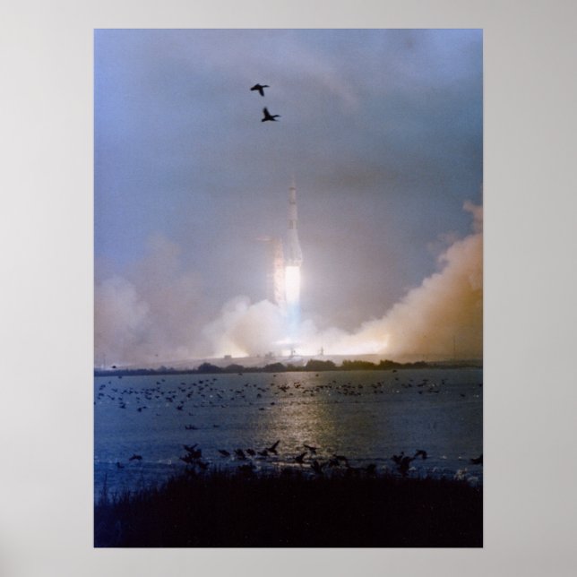 Apollo 12-lansering poster (Framsidan)