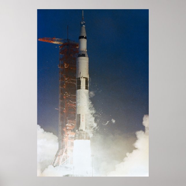 Apollo 12-lansering poster (Framsidan)