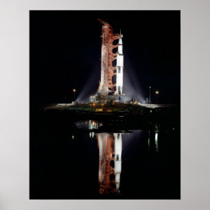 Apollo 12 på lanseringspadden poster