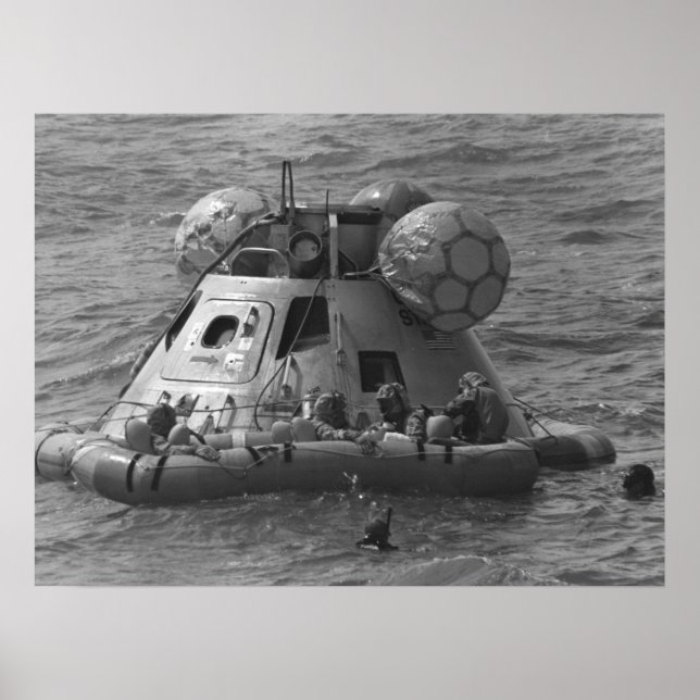 Apollo 12 Splashdown & Recovery Poster (Framsidan)