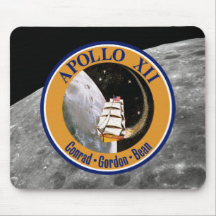 Apollo 12 Uppdragslogotyp Musmatta