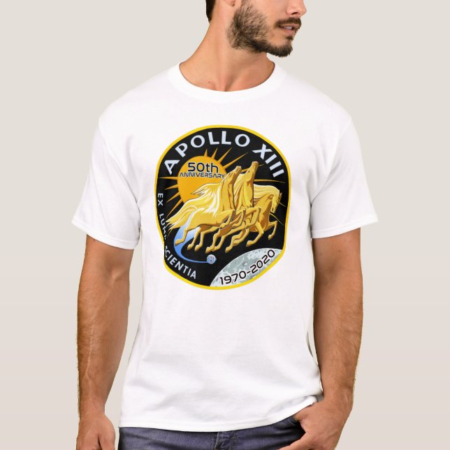 Apollo 13 50-årsjubileum 1970-2020 t shirt (Framsida)