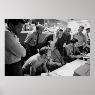 Apollo 13 beskickningfunktioner kontrollerar rum poster