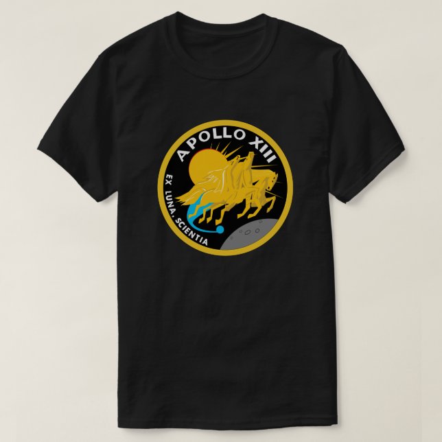 Apollo 13 NASA Uppdragslapp Logo Tröja (Design framsida)