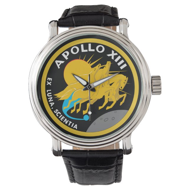 Apollo 13 NASA Uppdragslogotyp Armbandsur (Framsida)