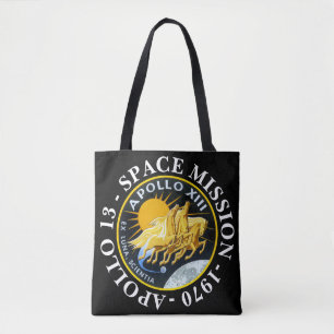 Apollo 13 Space Uppdrag 1970 Insignia Tygkasse